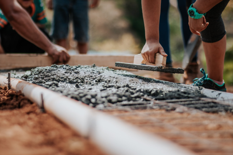 people working with tools